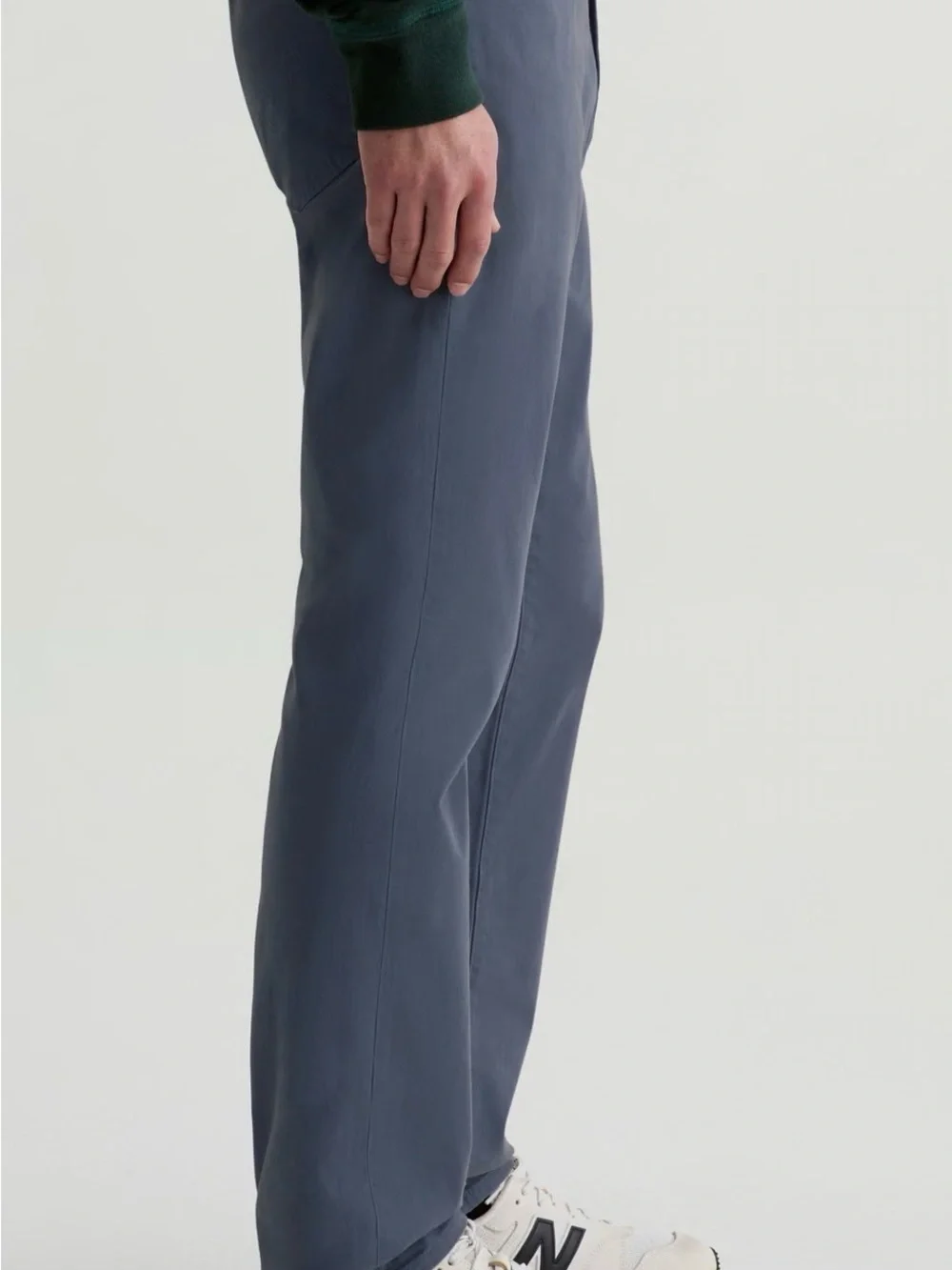 Ag Adriano Goldschmied Men's Straight Jeans in Slate Gray-Blue